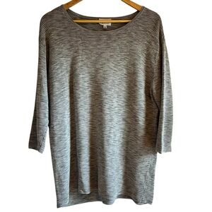 Wilfred linen ribbed knit long top 3/4 length sleeves size M excellent condition